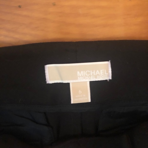 Michael Kors, boot cut stretch black pants, size 6 - Picture 3 of 6